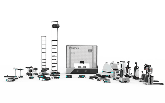 极智嘉全品类物流机器人产品