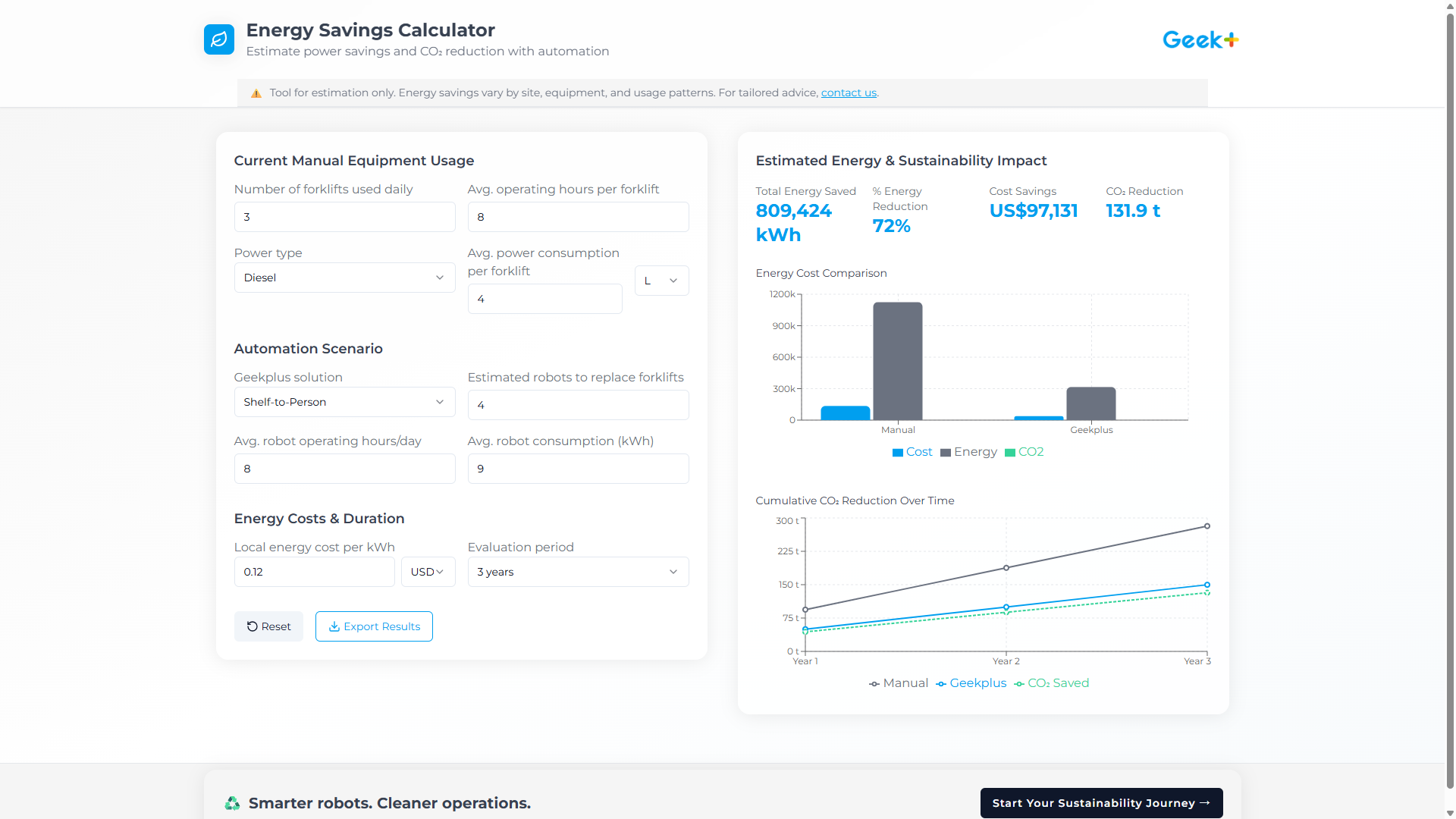 Energy Savings Calculator