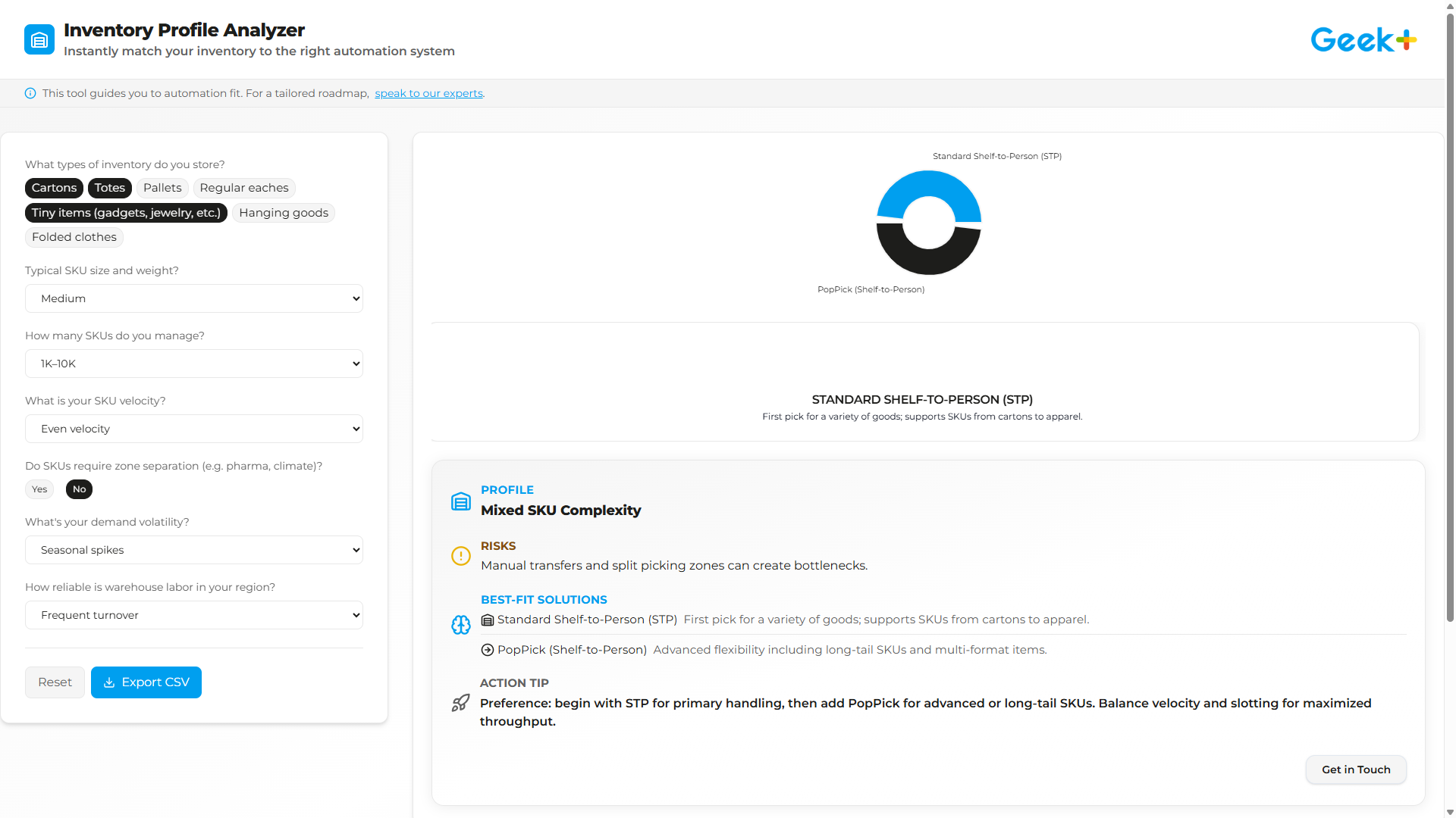 Inventory Profile Analyzer