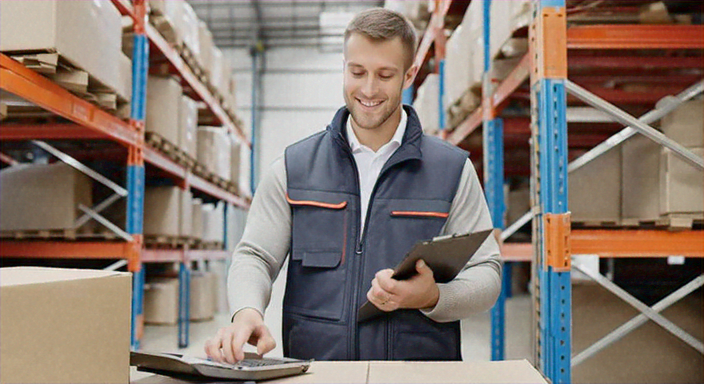 warehouse worker in the warehouse