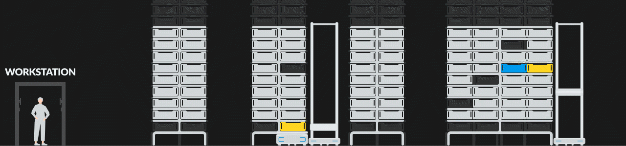 gif of roboshuttle robot