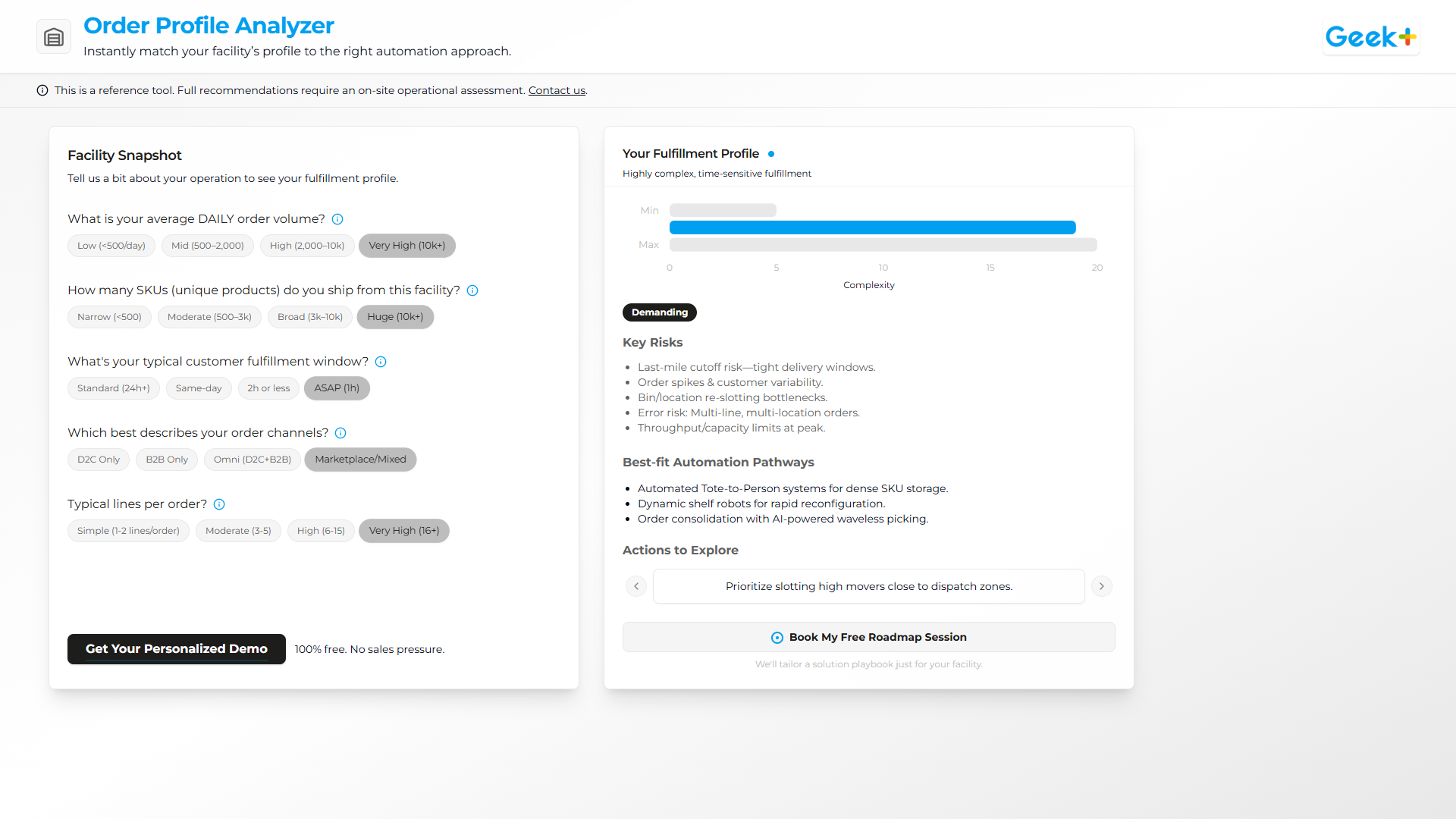 Order Profile Analyzer
