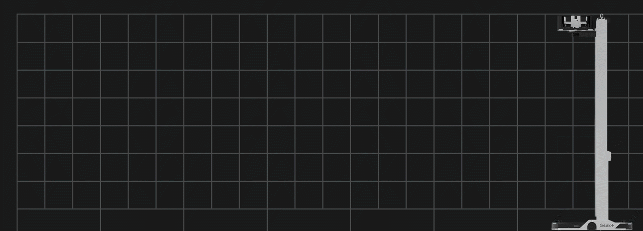 GIF of multiple robots moving across a grid, demonstrating 24/7 autonomous robot operations for Tote-to-Person workflows.