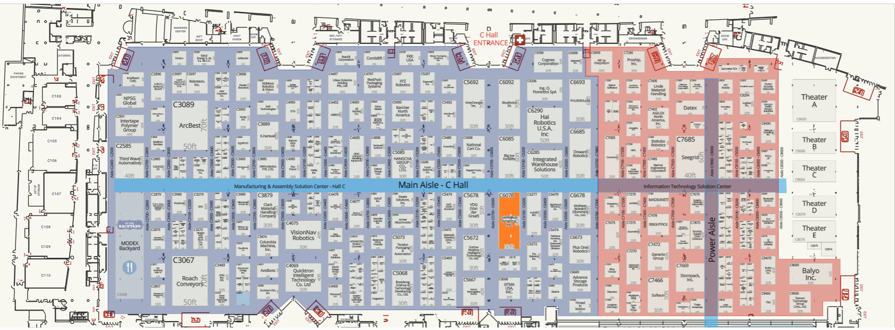 Geek+ exhibits at Modex 2024 in Hall C 
