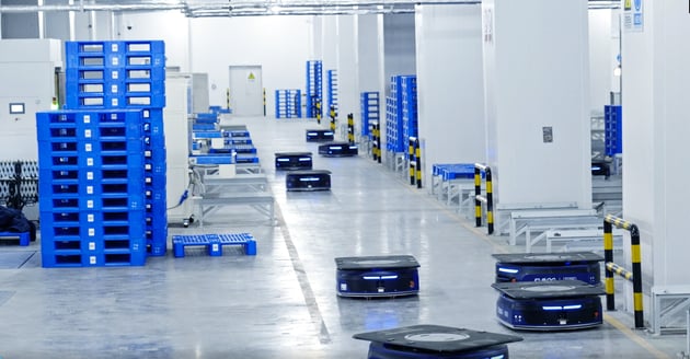 Smart warehouse 盈智科技-天津智慧仓内景