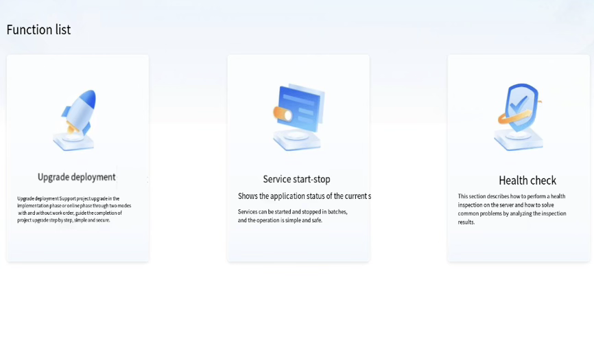 screenshot of G-Service