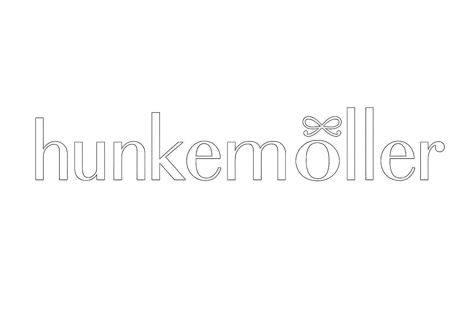 hunkemoller white logo-1