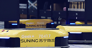 Suning Logistics smoothly operates intelligent warehouse, greatly improving picking efficiency and accuracy