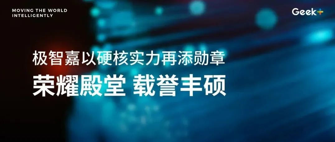 以实力赢荣誉，极智嘉再斩行业5大奖项
