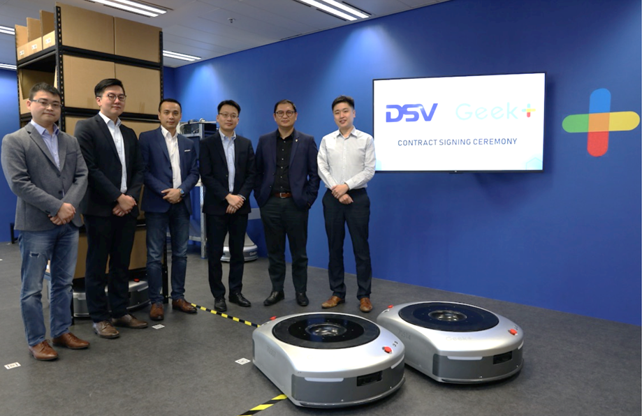 DSV Solutions partners with Geek+ Robotics to deploy autonomous mobile robots for the warehouse