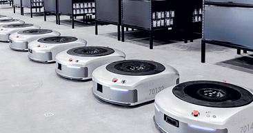 ACCA Logistik-Roboterlager „goods to person“ 