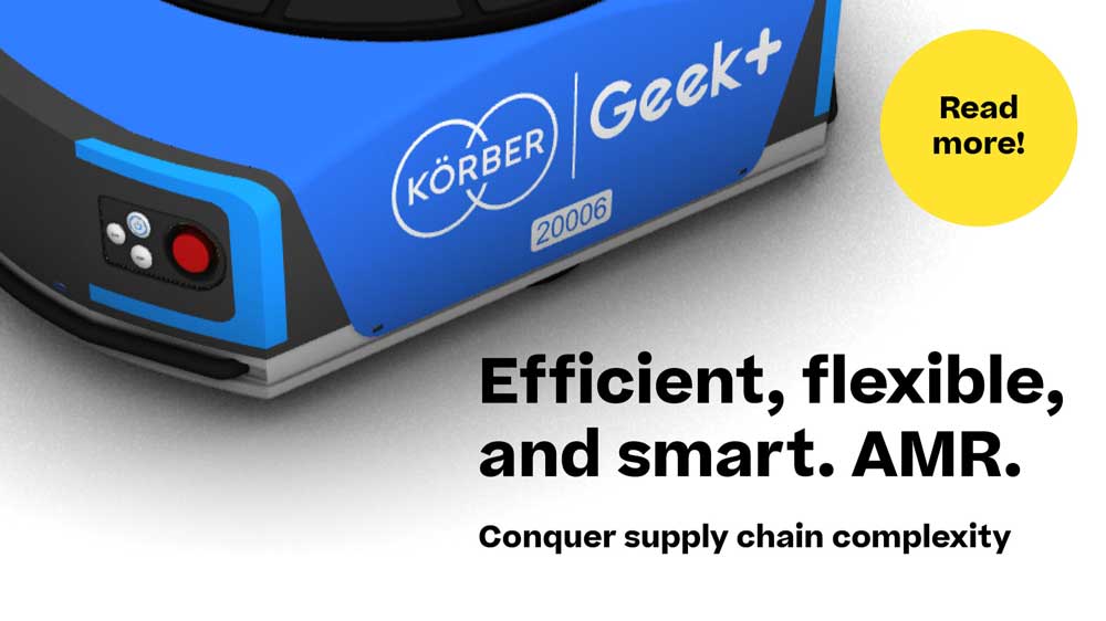 Geek+ and Körber announce global partnership for AMR deployment