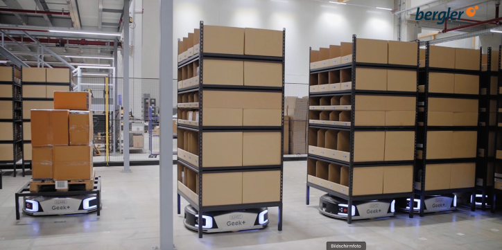 Geek+ automates German 3PL provider Bergler’s picking operations