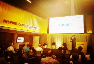 Geek+, a designated speaker, invited by DHL to share future logistic use cases