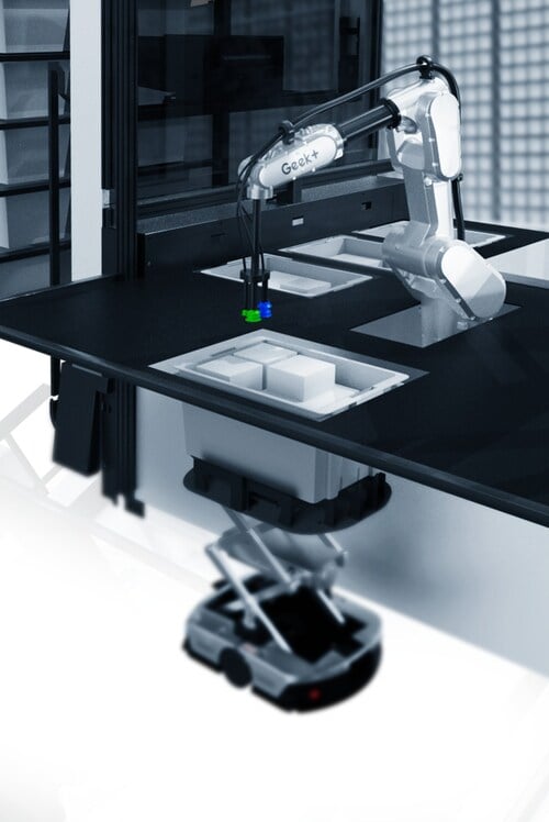 Geekplus unveils new Robot Arm Picking Station, ushering in an era of fully unmanned warehouses