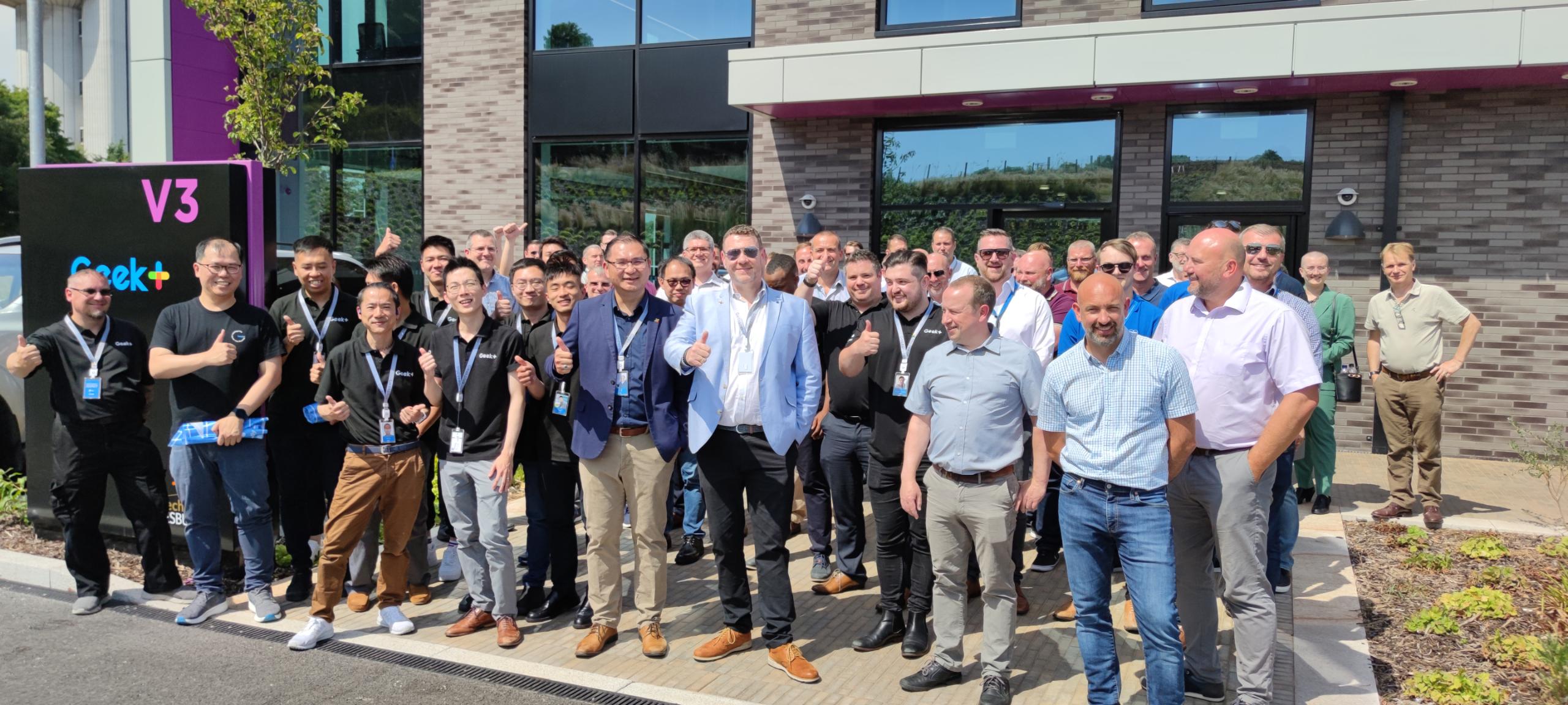 Geek+ opens new UK headquarters with robotics experience center