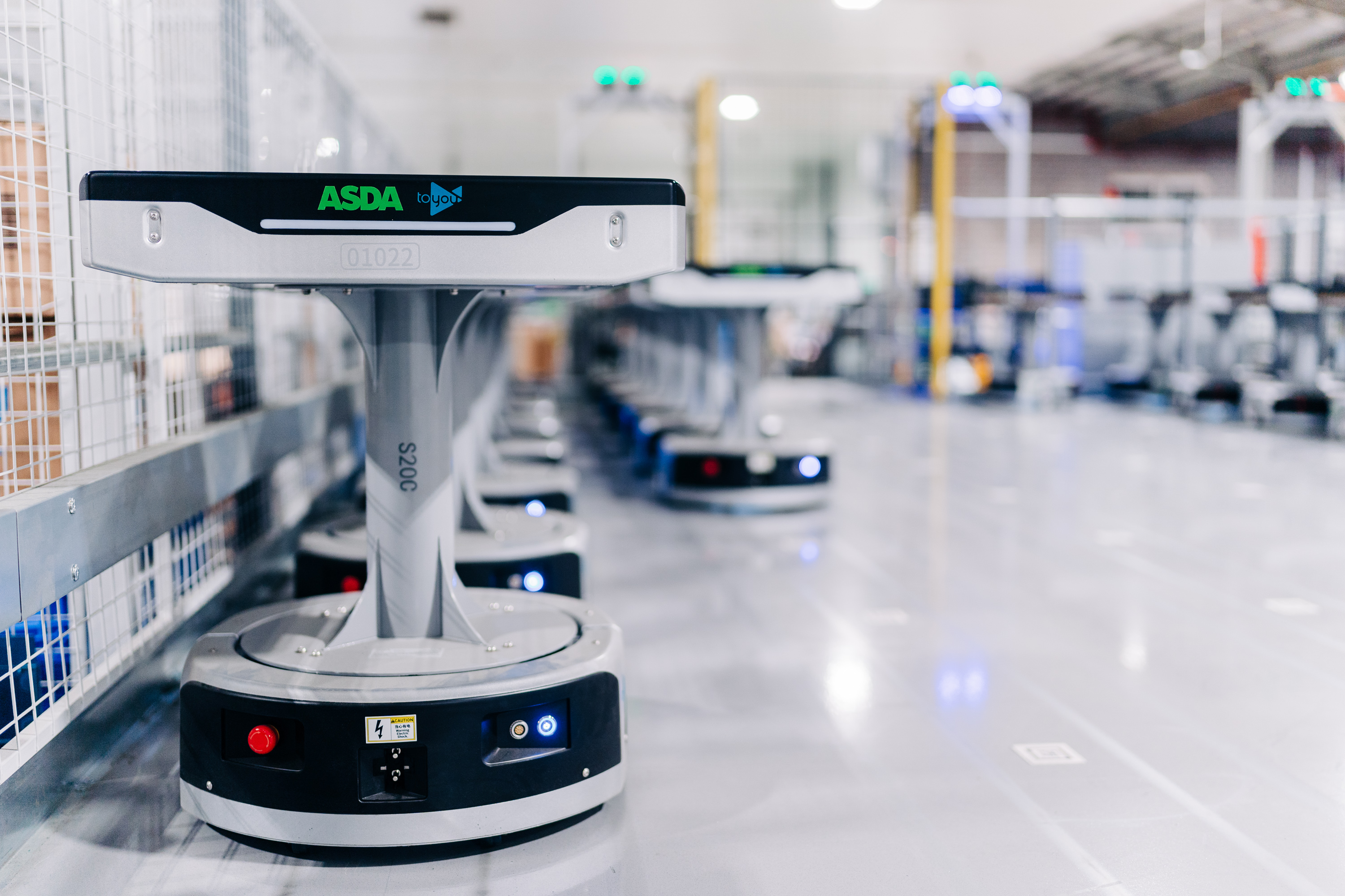Geek+ and AMH Material Handling deliver robotic sortation project with Asda Logistics Services