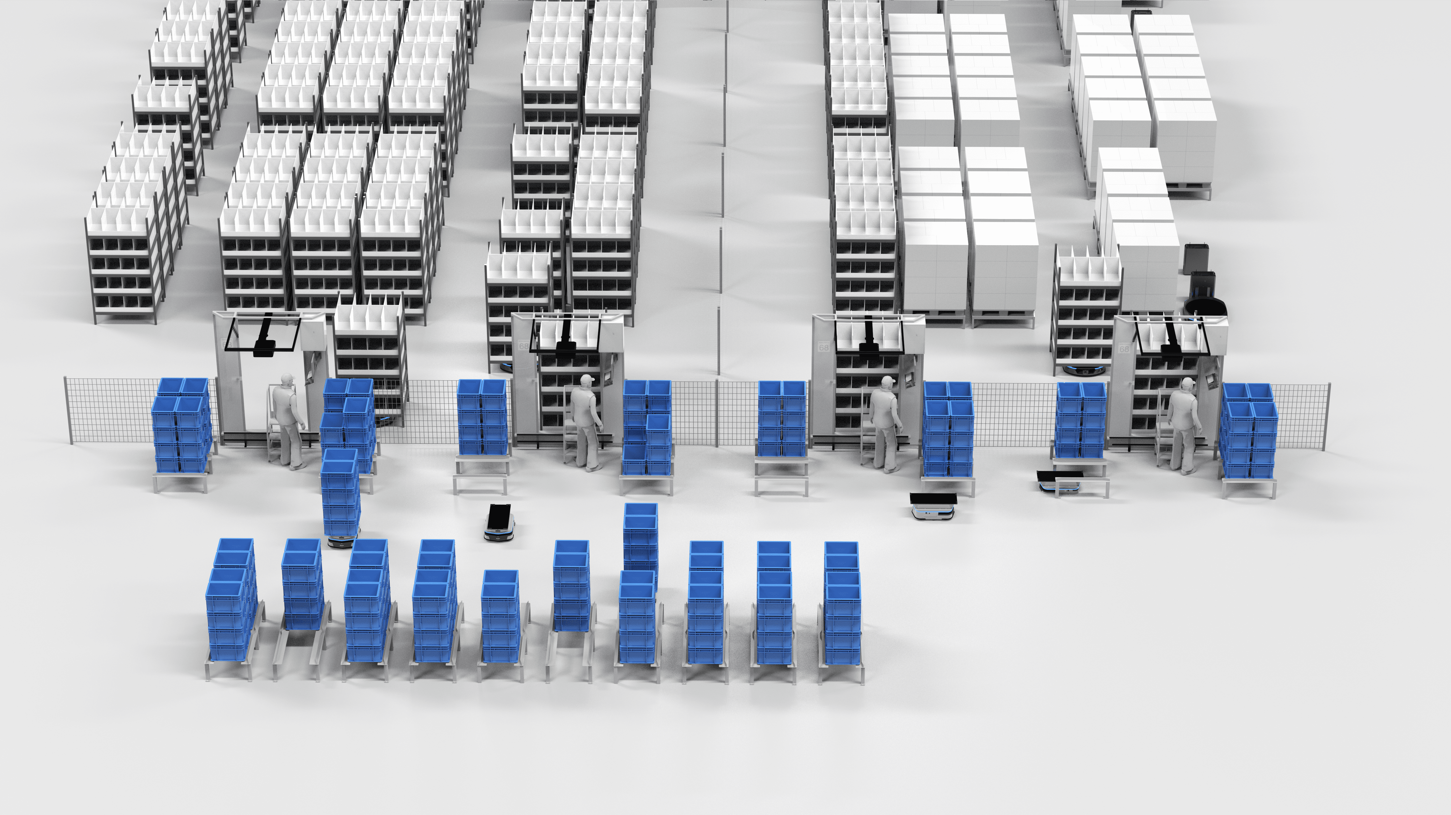 M200C_Warehousing scenario_tote handling