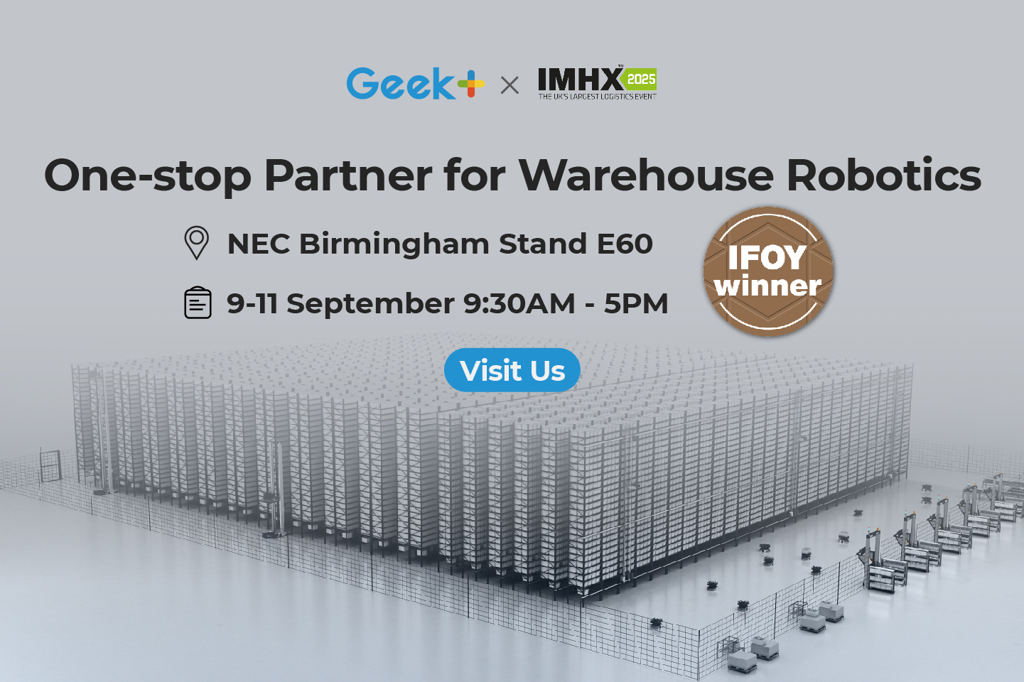 Geekplus at IMHX 2025: Shaping the Future of UK Logistics