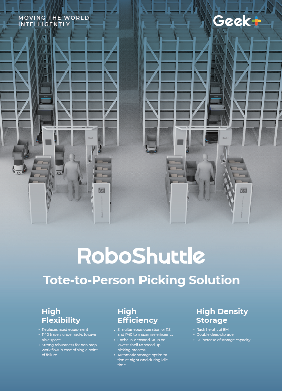 Roboshuttle Tote-to-Person Picking Solution