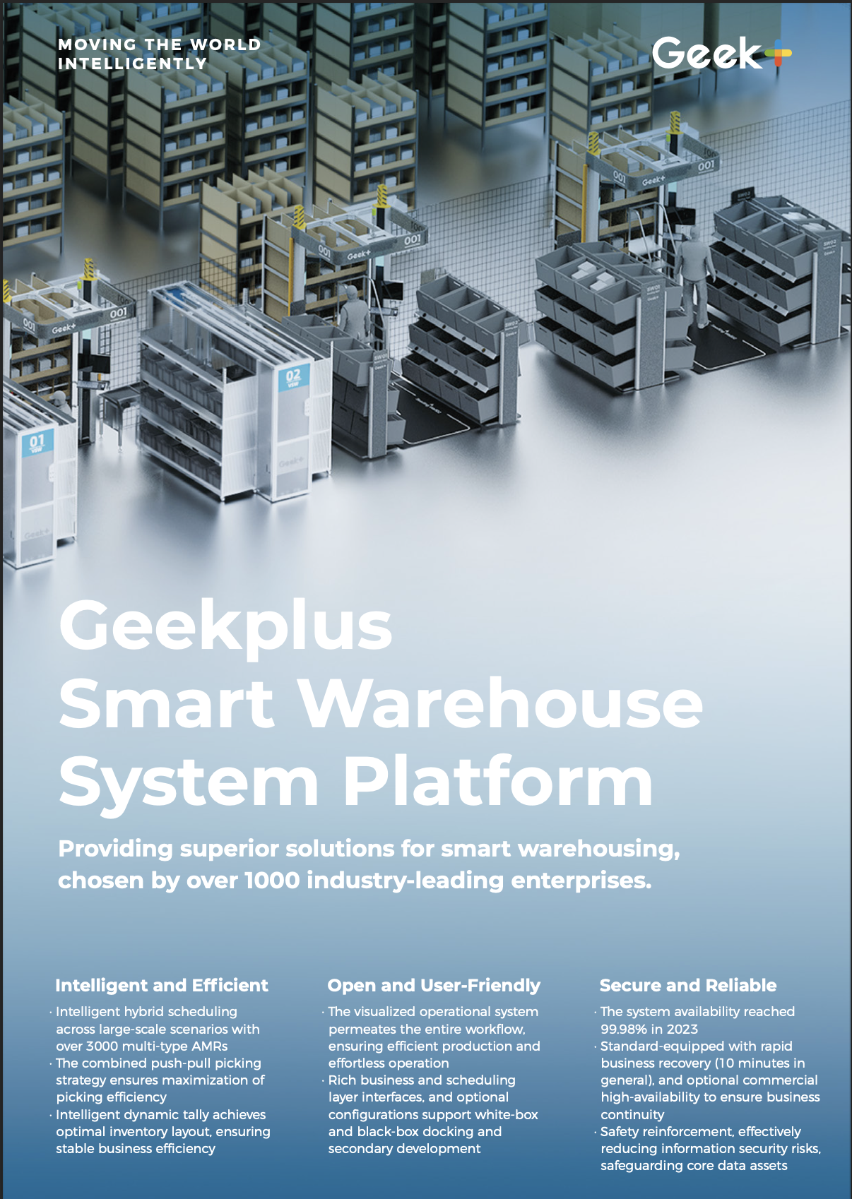 Geekplus Smart Warehouse System Platform