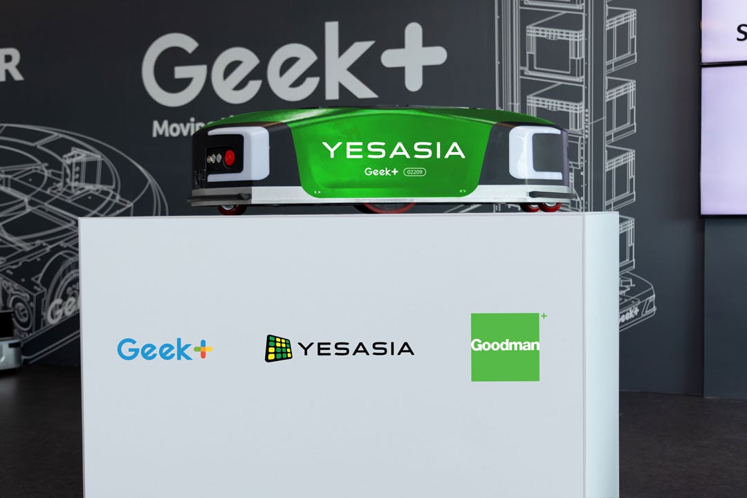 YesAsia partners with Geek+ for its first Smart Warehouse at Goodman Interlink, Hong Kong
