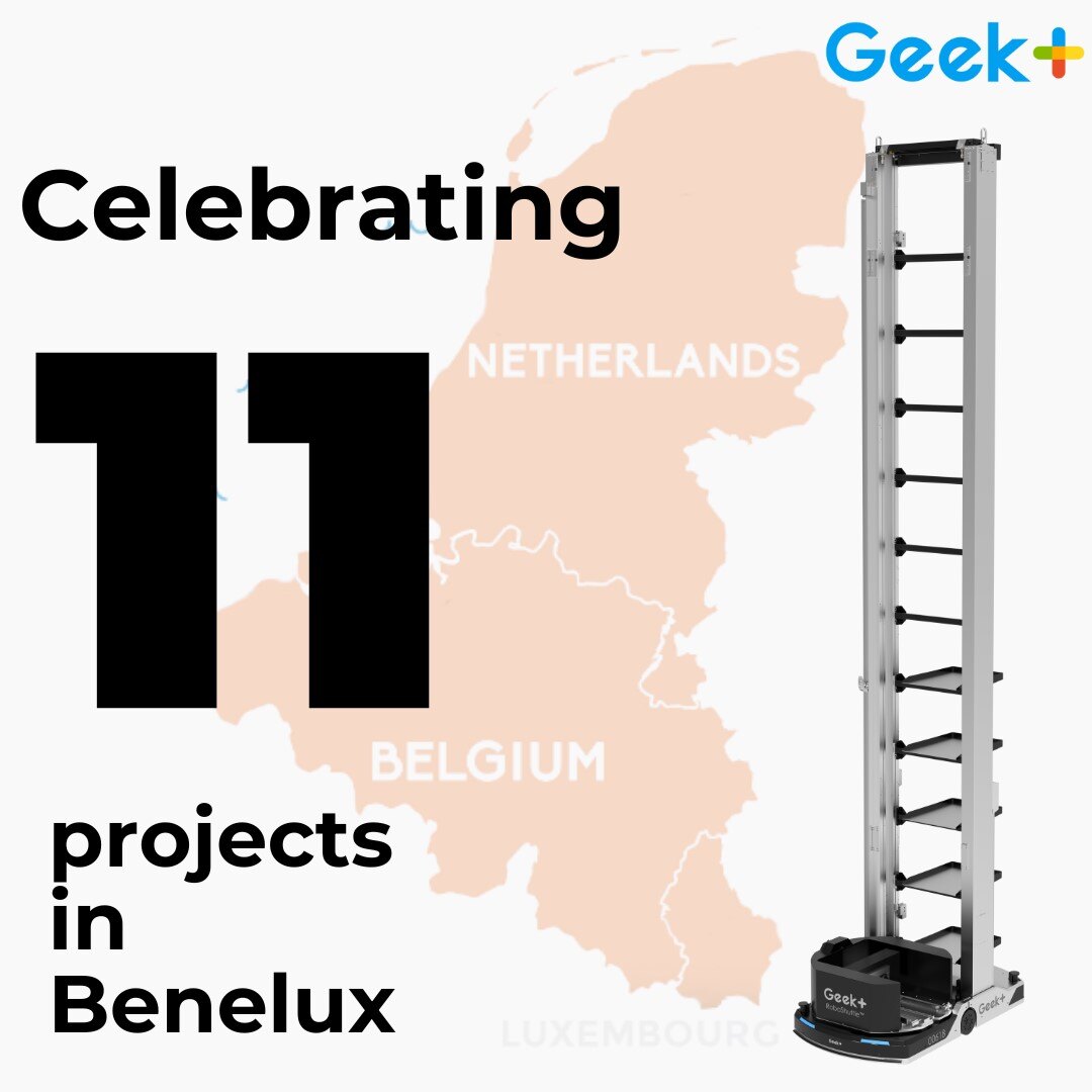 Geekplus brings flexible warehouse automation to Benelux