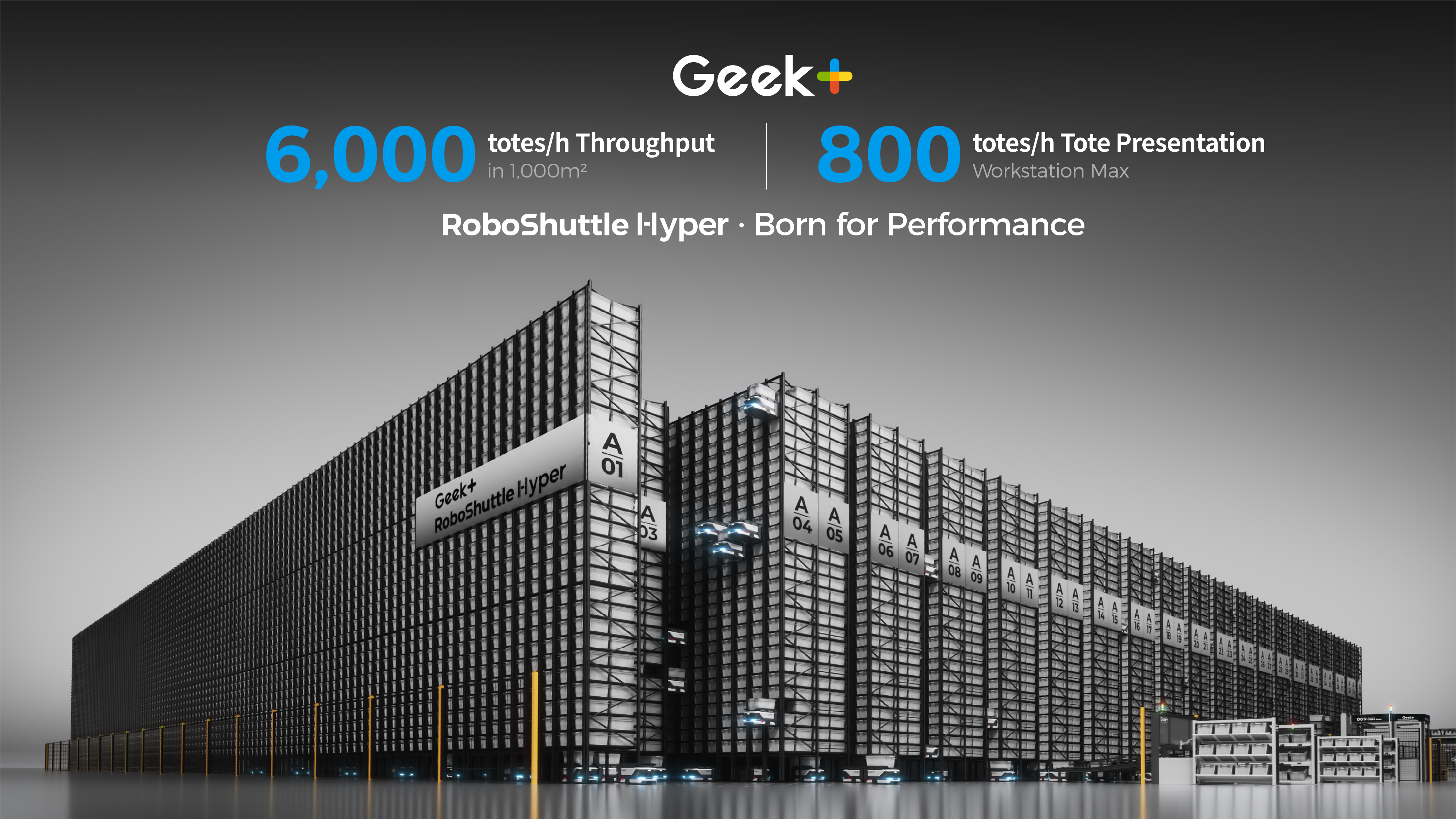 Geekplus Unveils RoboShuttle Hyper, Raising the Throughput Ceiling for Tote-to-Person Fulfillment